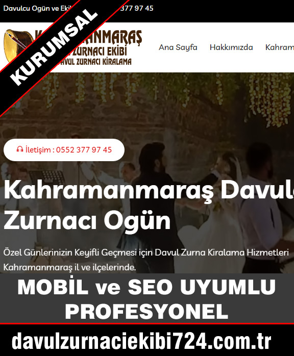 Davul Zurna Ekibi Kiralama